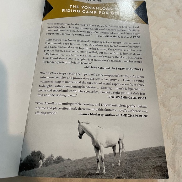 The Yonahlossee Riding Camp for Girls Book Blue National Bestseller Novel - Picture 3 of 8